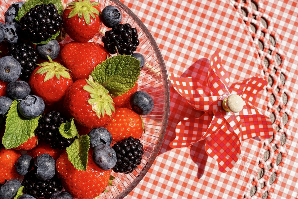 Blueberries blackberries fruit
