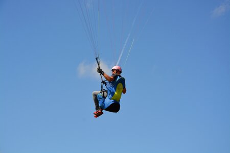 Fly leisure sports blue sky photo