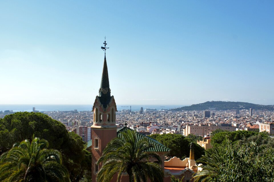 Park guell architecture spain