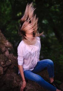 Model portrait woman