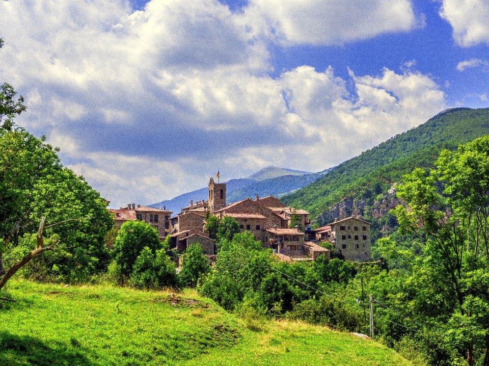Sky panorama houses