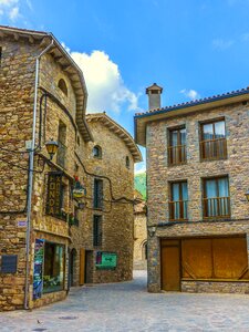 Houses sky landscape