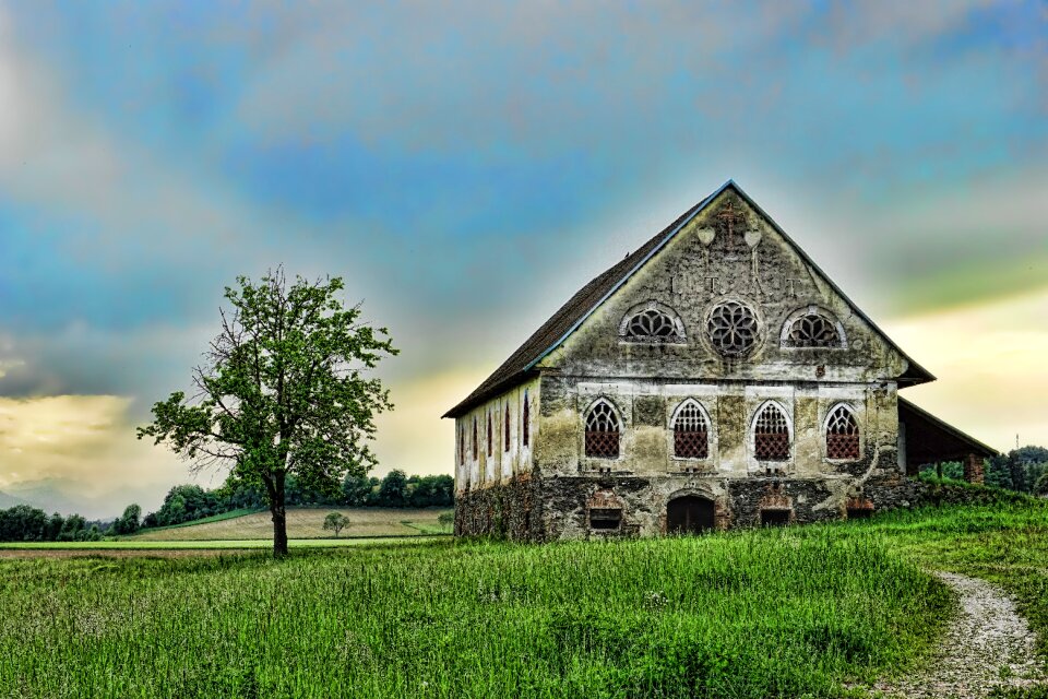 Abandoned lapsed old building