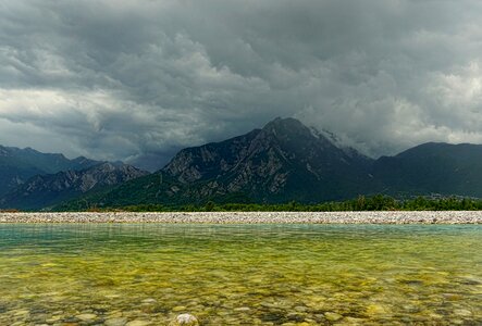 Clouds thunderstorm landscape
