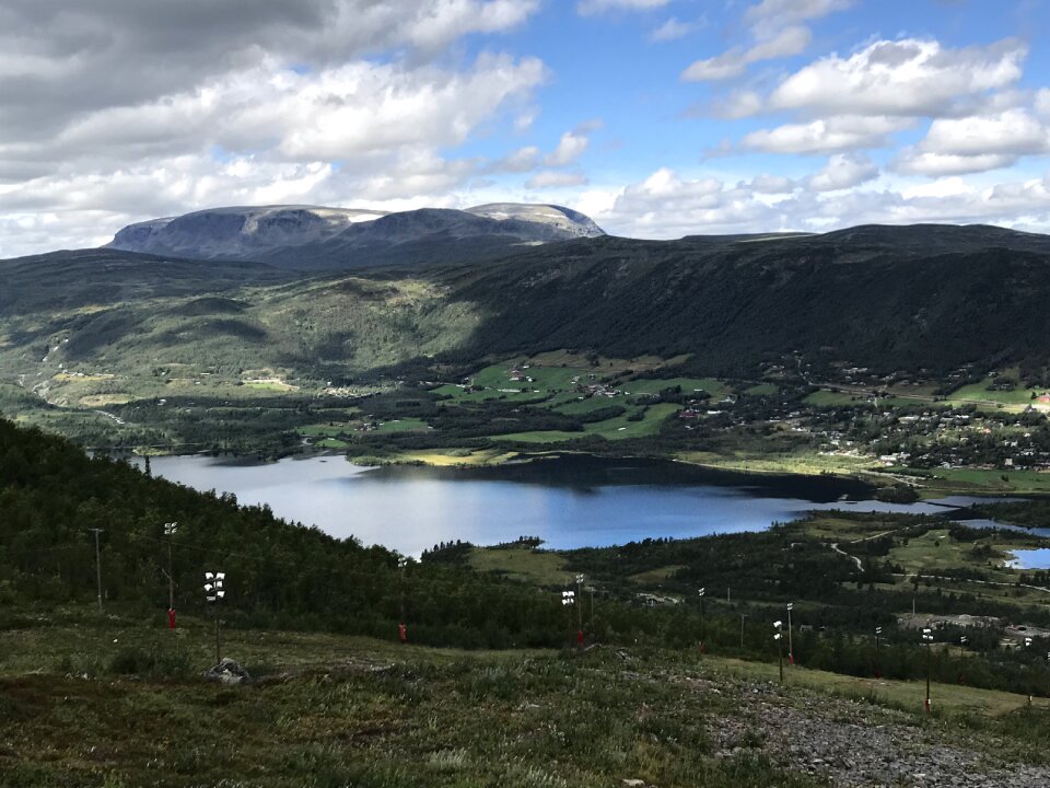 Lake mountains hike