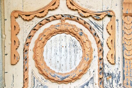 Weathered ornament wood