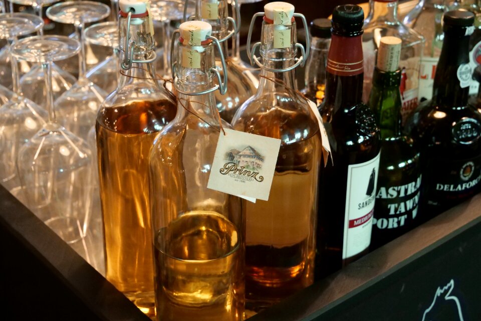 Alcohol bar spirits
