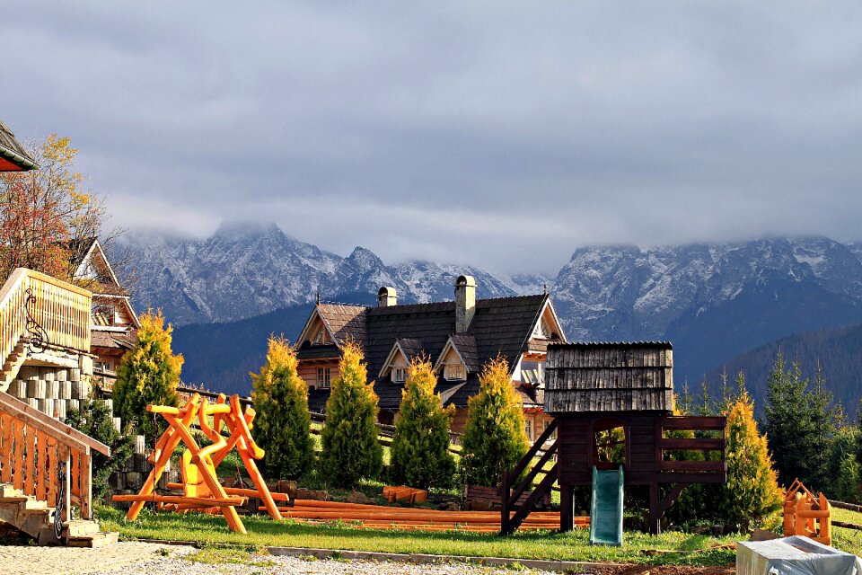 Panorama autumn landscape
