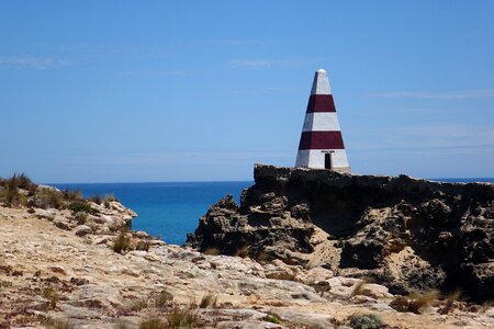 Sea blue sky photo