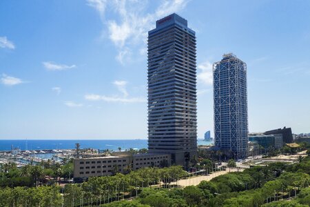 Urban architecture buildings
