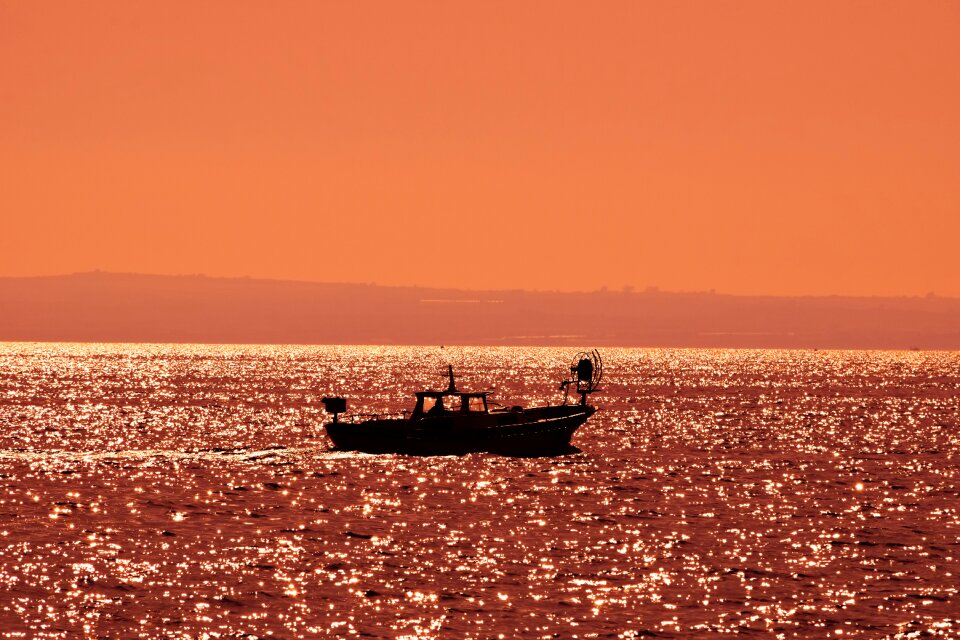 Sea sky sunlight photo