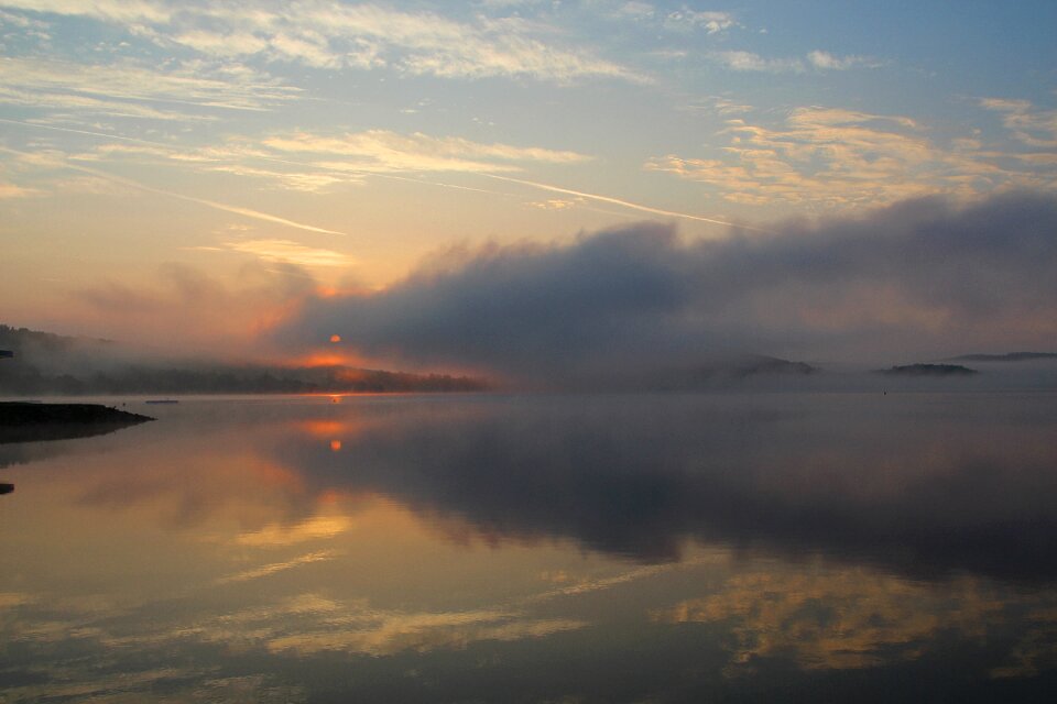 Sunrise morning calm nature photo