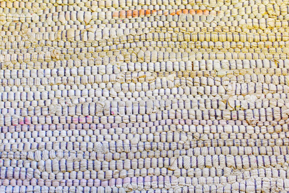 Floor mat material fabric