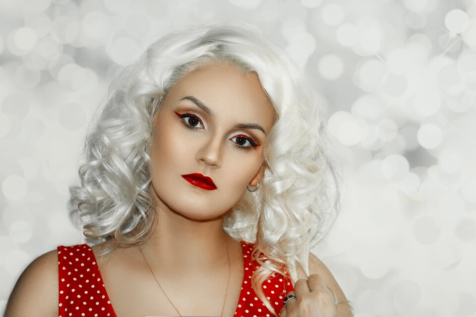 Skin portrait girl