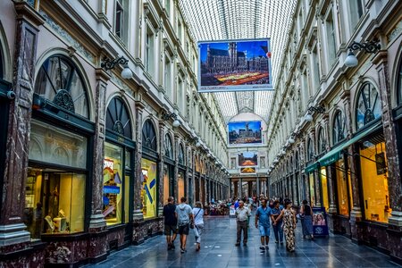 Shopping arcade glazed photo