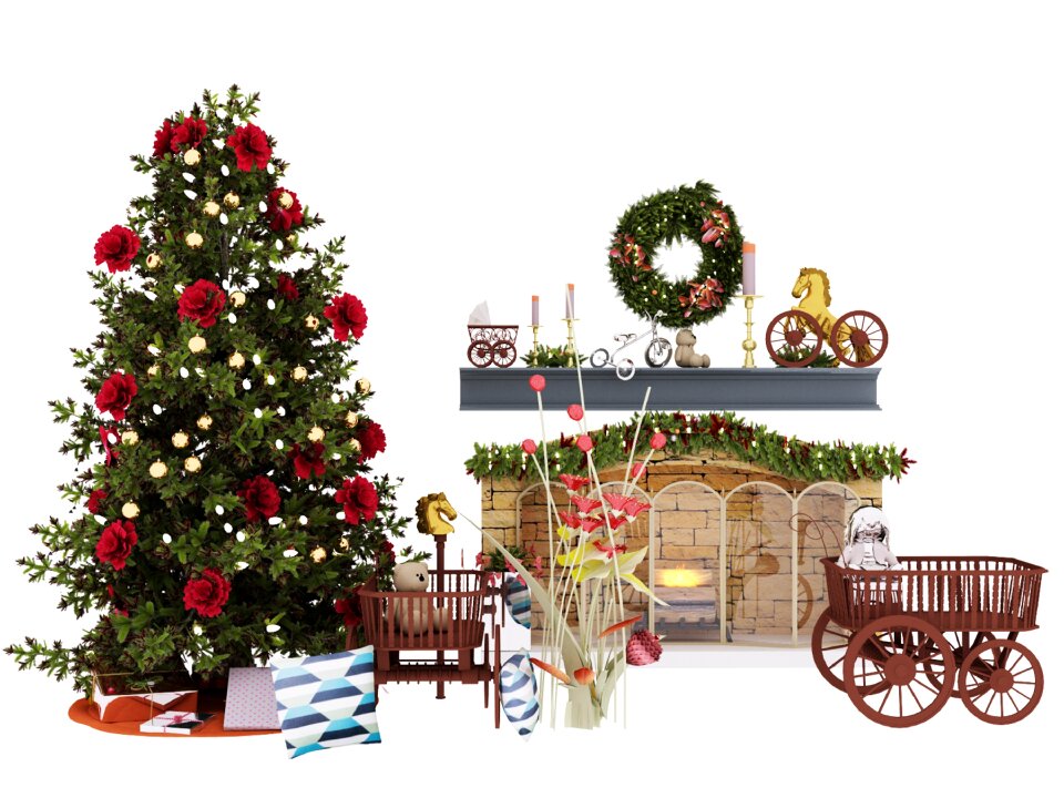 Holidays decorative deco
