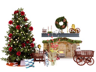 Holidays decorative deco