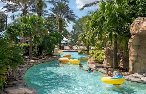 Tropical outdoor entertainment