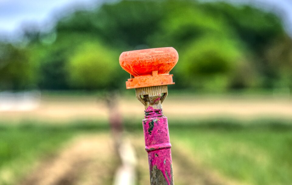 Sprinkler blow up drought
