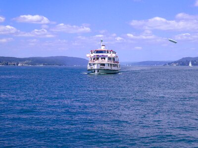 Lake constance clouds zeppelin