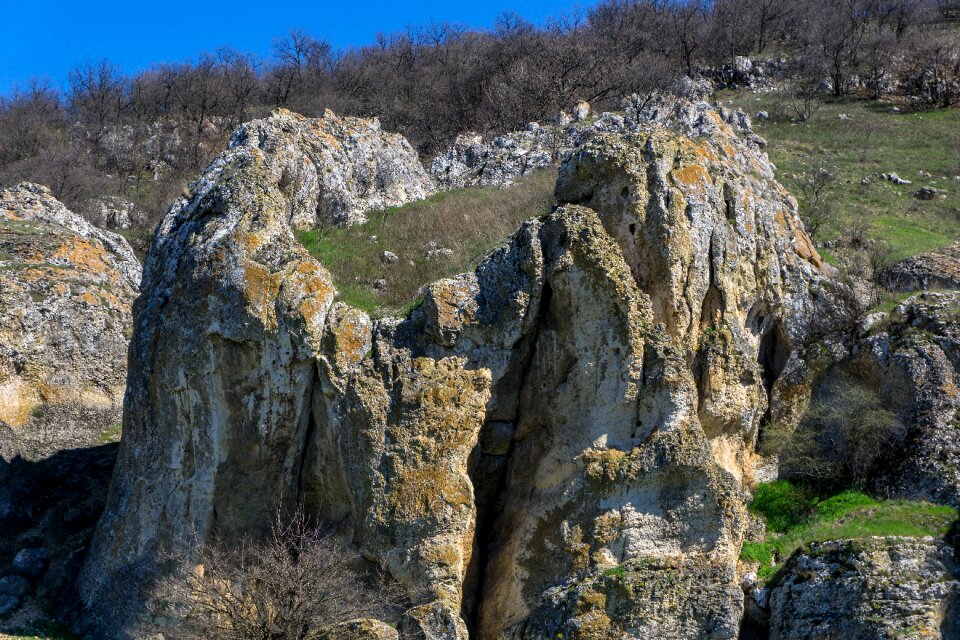 Landscape cliffs mysterious