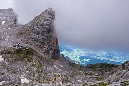 Fog sky salzburger land photo