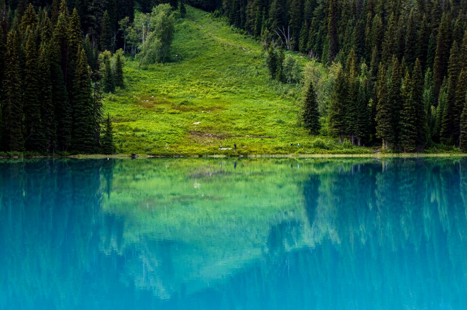Nature water mountains