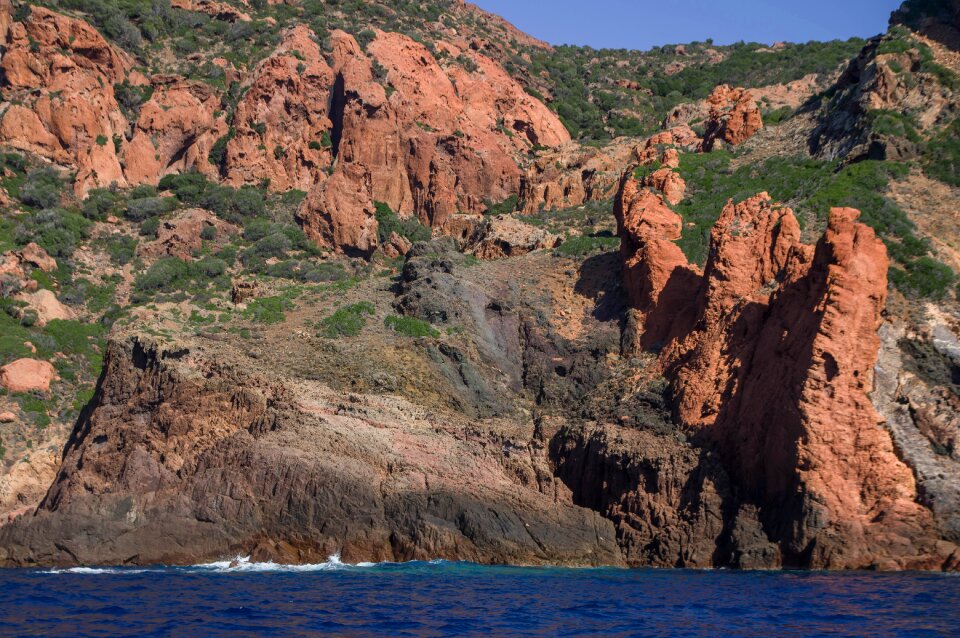 Cliffs erosion maquis