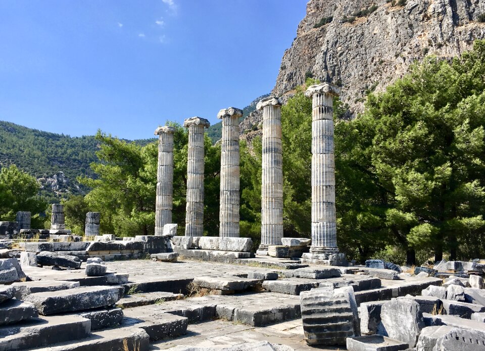 Greek temple excavation
