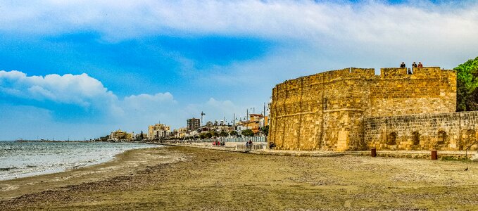 Castle beach seaside