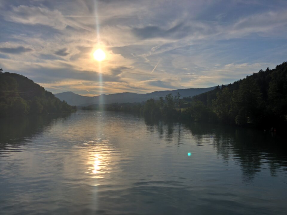 Water nature dusk