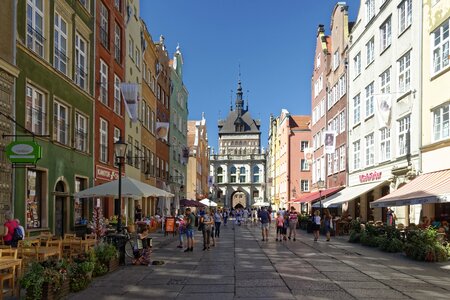 Long market długi targ langasser gate photo