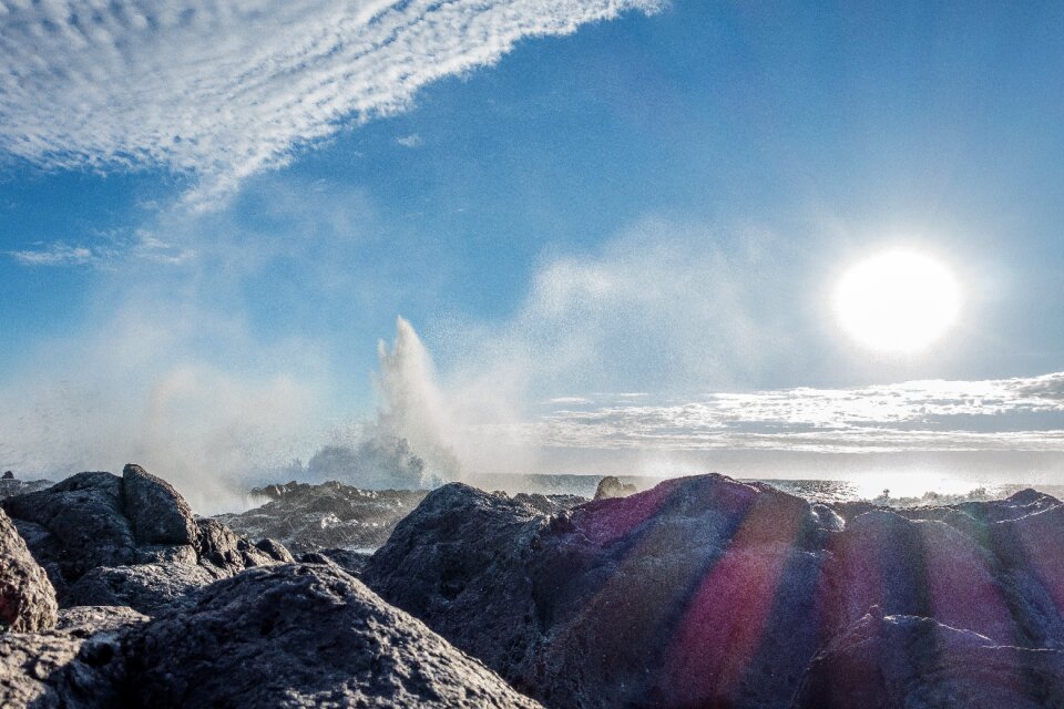 Sea rock wave