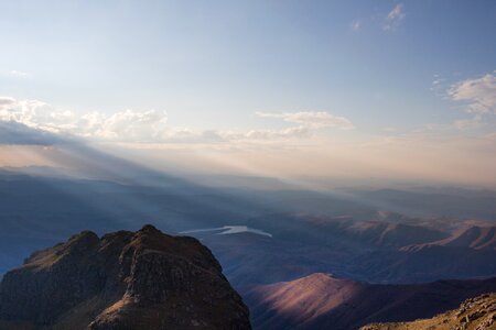 South africa canyon drakensberg mountains photo