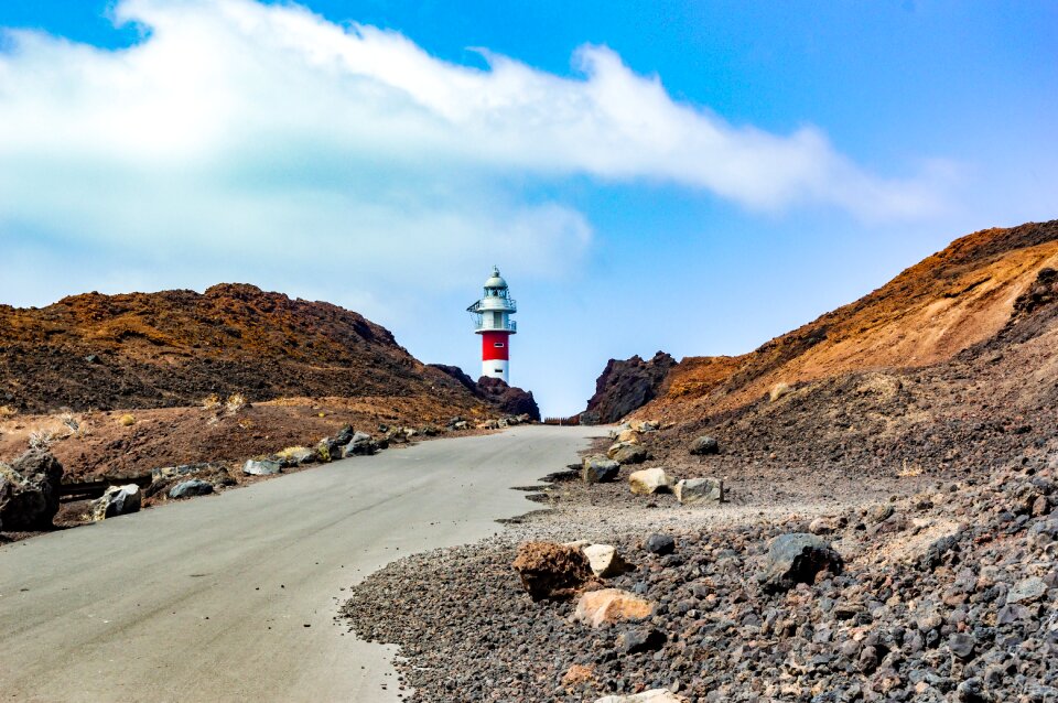 Red landscape travel