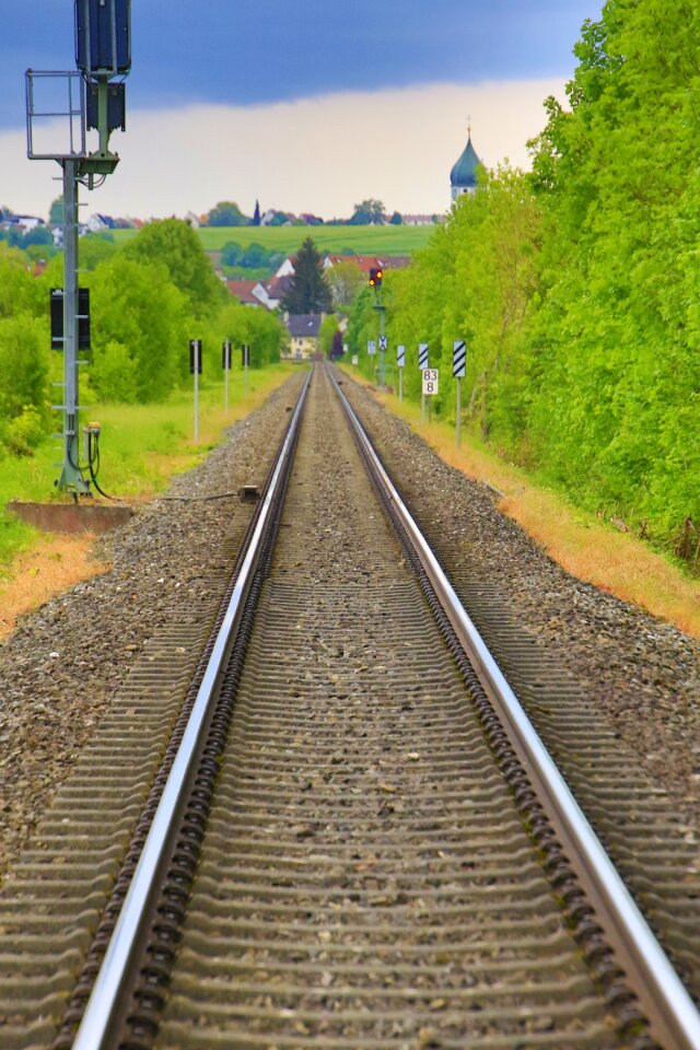 Track railroad track infinity