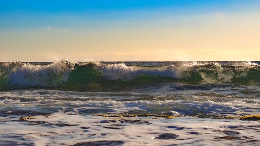 Ocean sea spray photo