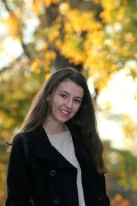 Girl nature park