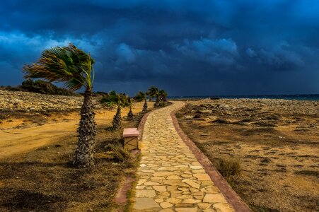 Storm stormy weather dark sky photo