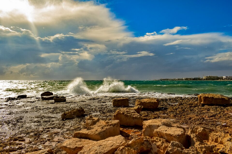 Sea splash nature