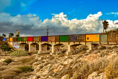 Colorful sky clouds