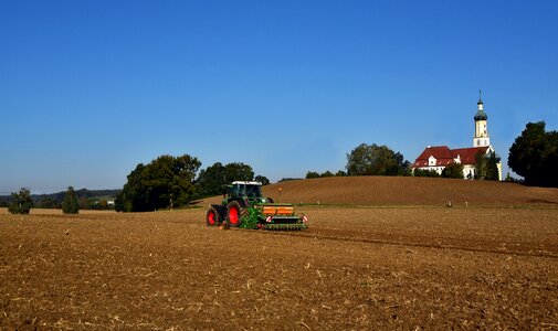Agriculture landscape horizon