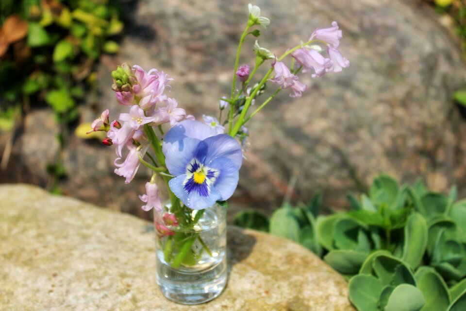 Glass bouquet beautiful