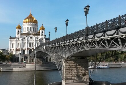 Bridge river the moscow river