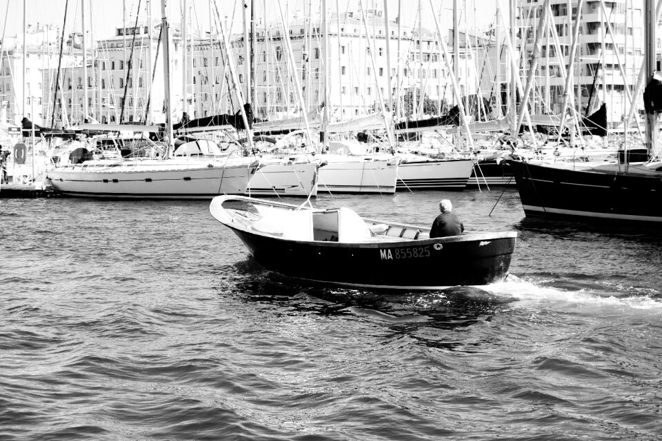 Water ship sailing photo