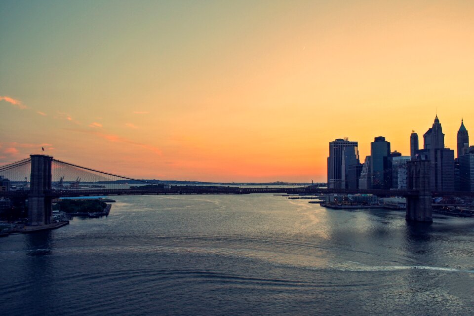 Landmark city skyline