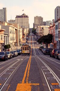 Downtown landmark tram