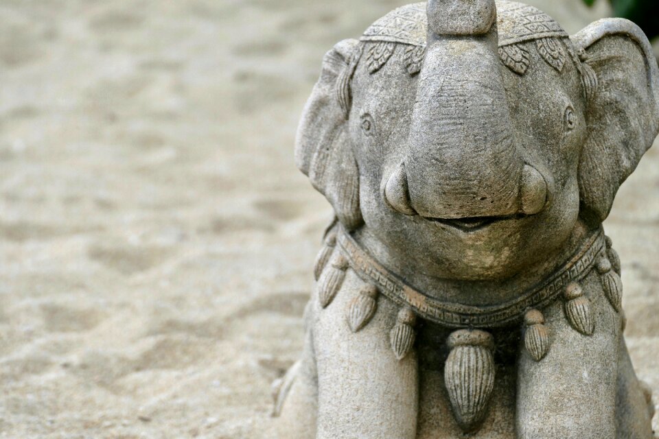 Elephant stone religion