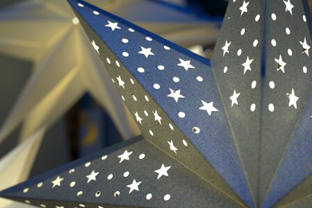 Paper star advent night