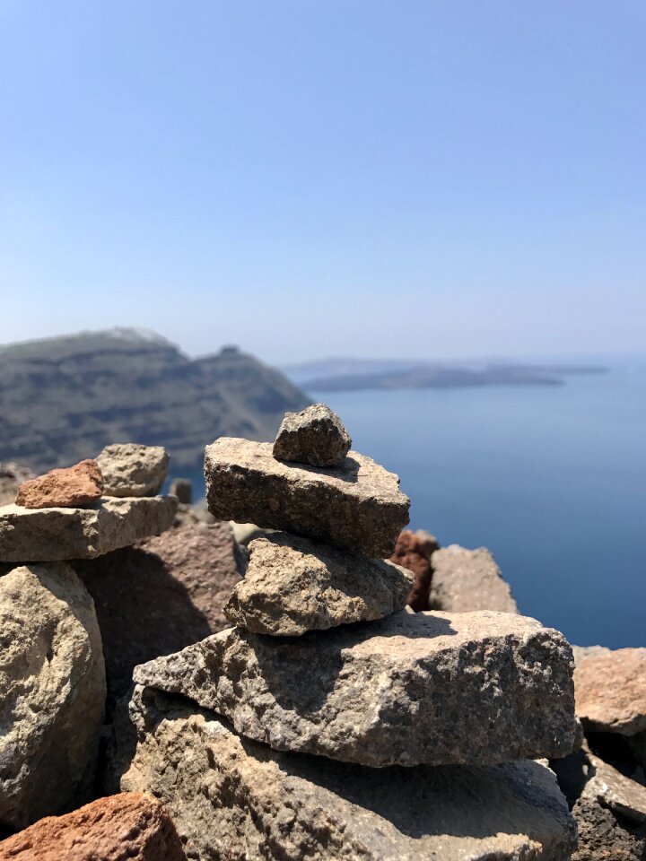 Coast landscape cliff